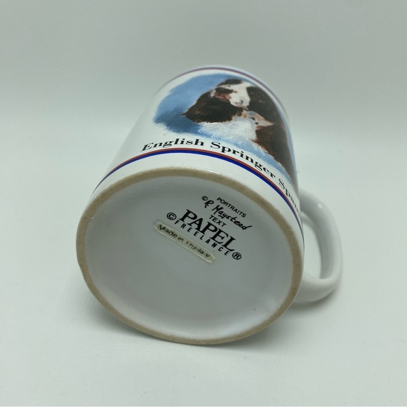 VTG 90’s English Springer Spaniel Dog Breed Collectible Coffee Mug 4” - Picture 5 of 5
